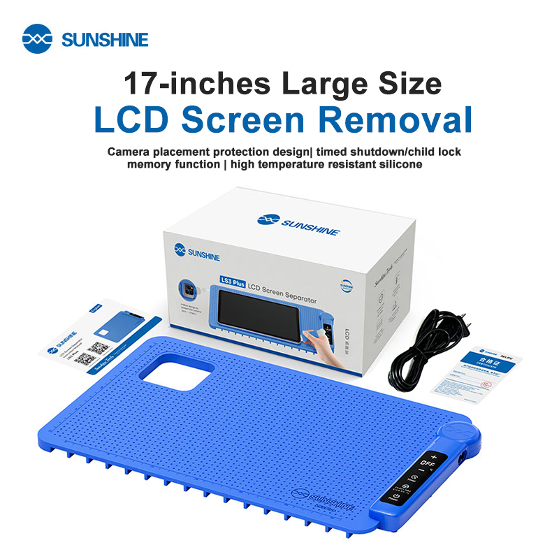 Screen Protector Cutter - サンシャイン LS3 プラス 17 インチ液晶画面セパレーターインテリジェントメモリ温度大型画面除去修復ツール