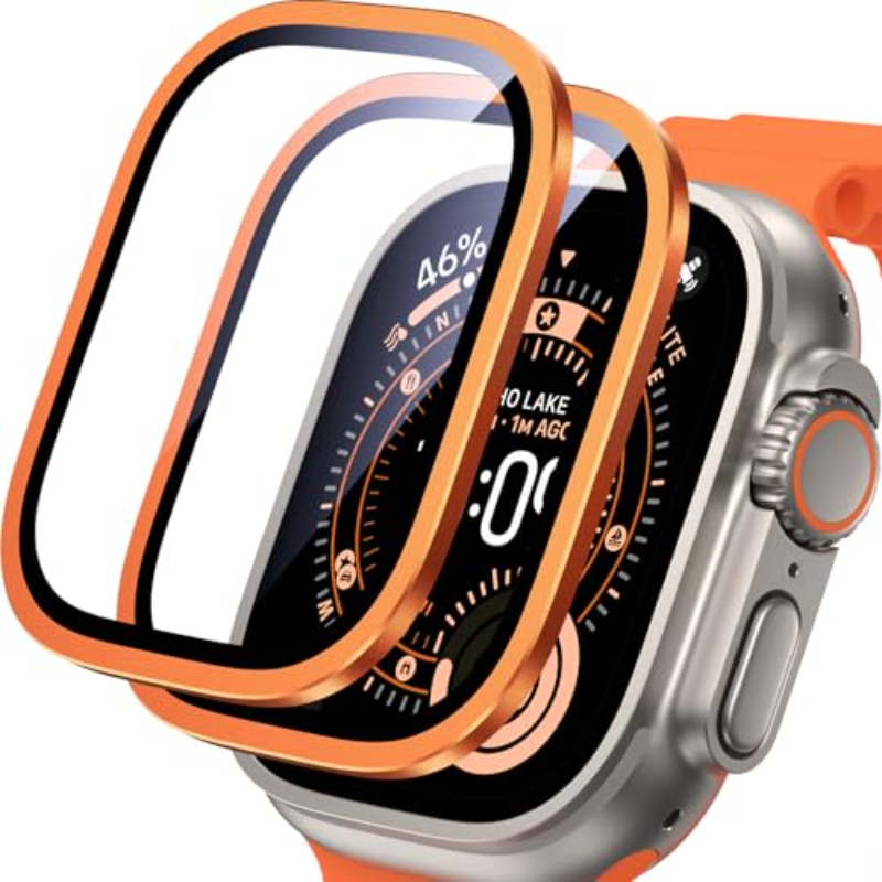 2 個の HD 金属強化ガラス Apple Watch Ul - Smartwatch Screen Film のレビューと価格