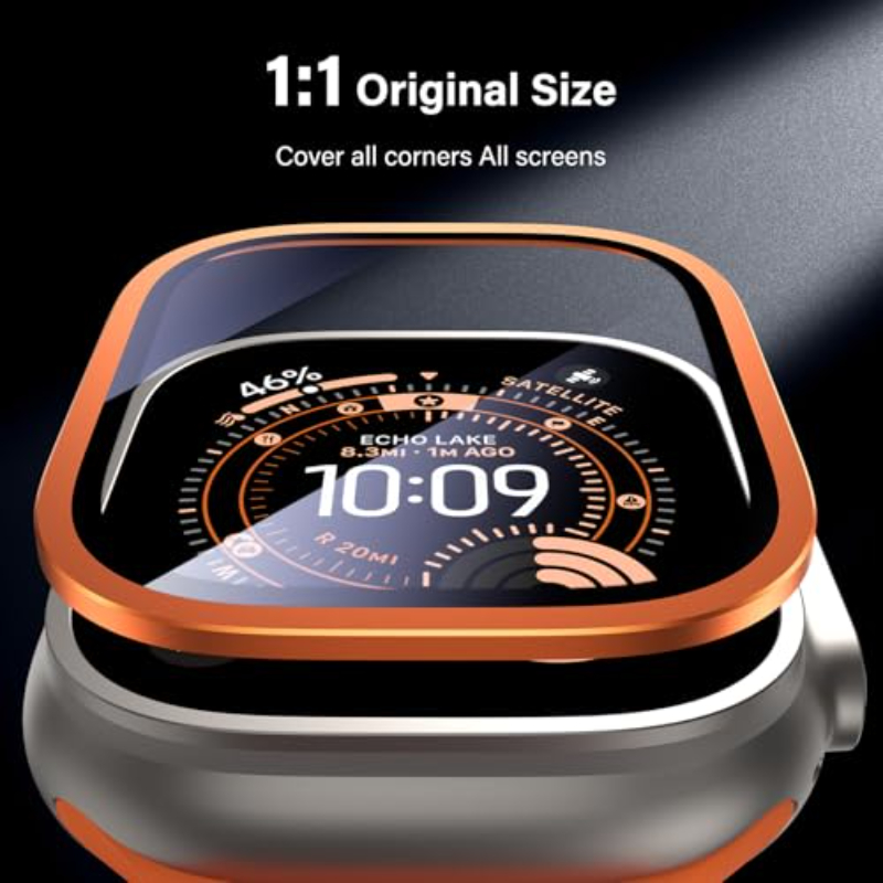 2 個の HD 金属強化ガラス Apple Watch Ul - Smartwatch Screen Film のレビューと価格