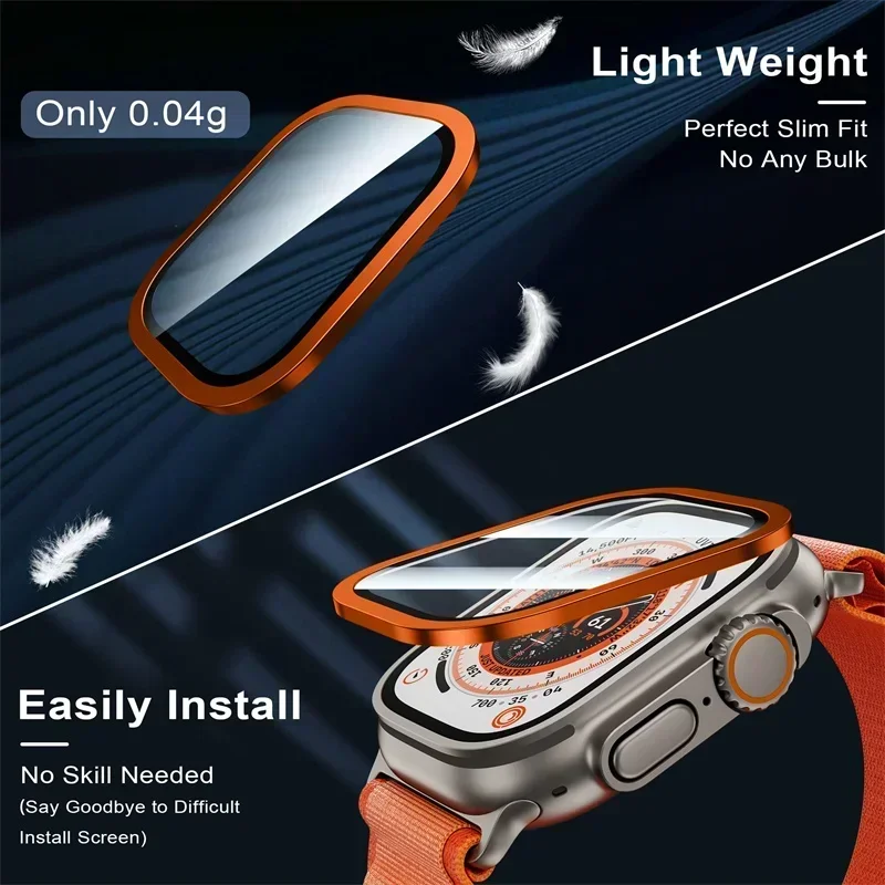2 個チタン金属フレーム Apple Watch Ultra - Smartwatch Screen Film のレビューと価格