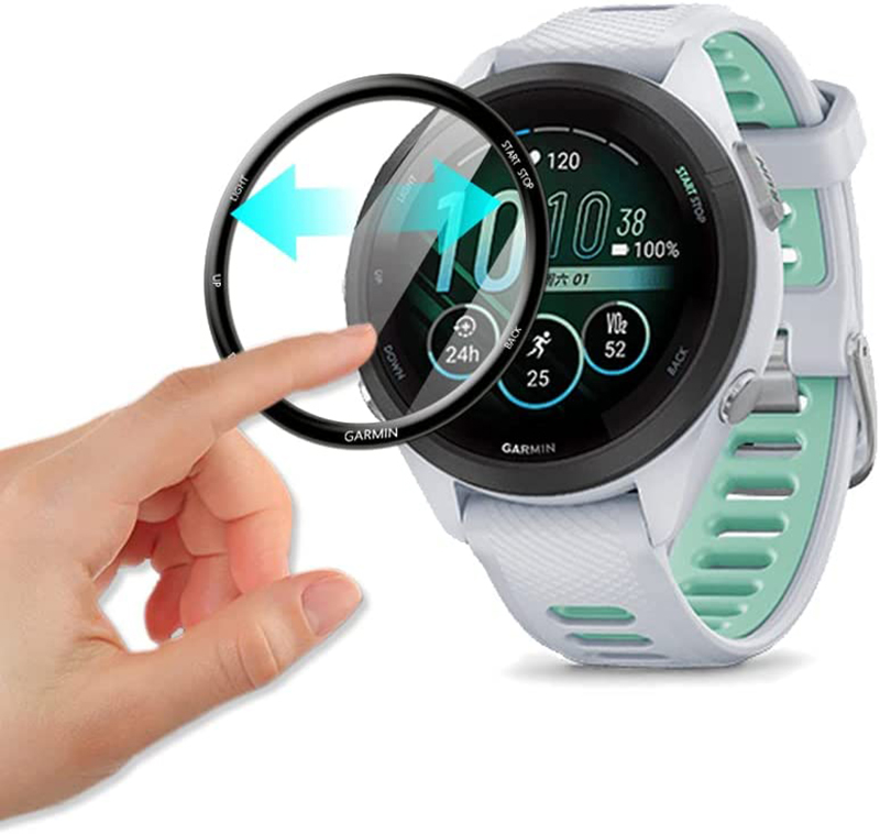 3D カーブエッジ保護フィルム Garmin Forerun - Curved Edge Screen のレビューと価格