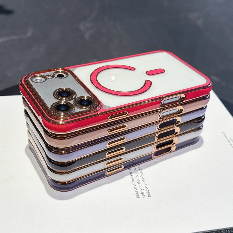 高級メッキカラー ForMagsafe ワイヤレス充電ケース - Camera Lens Protector のレビューと価格
