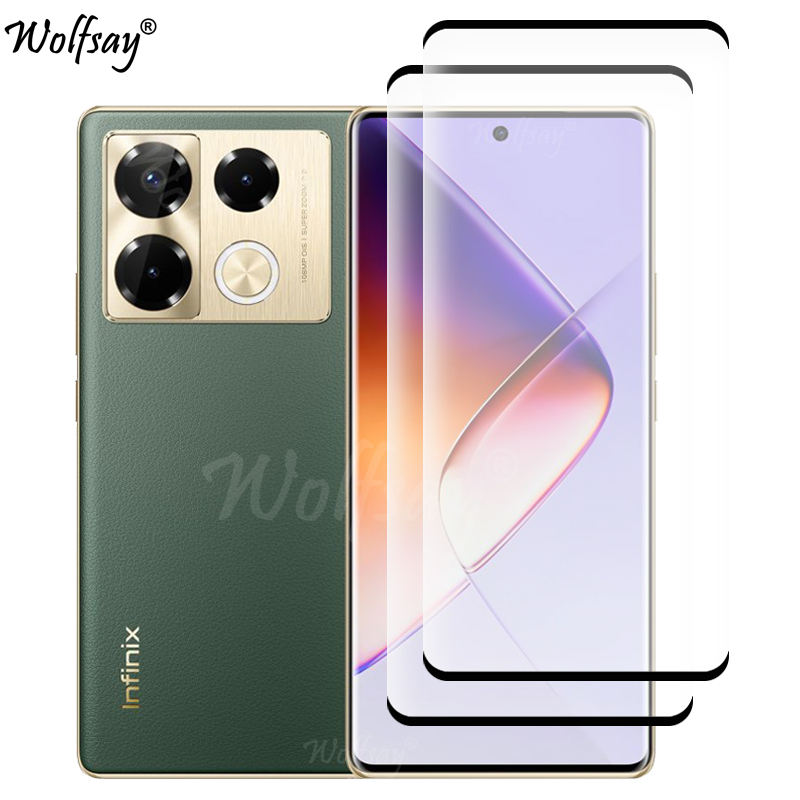 曲面エッジ強化ガラス Infinix Note 40 Pro - Curved Edge Screen のレビューと価格