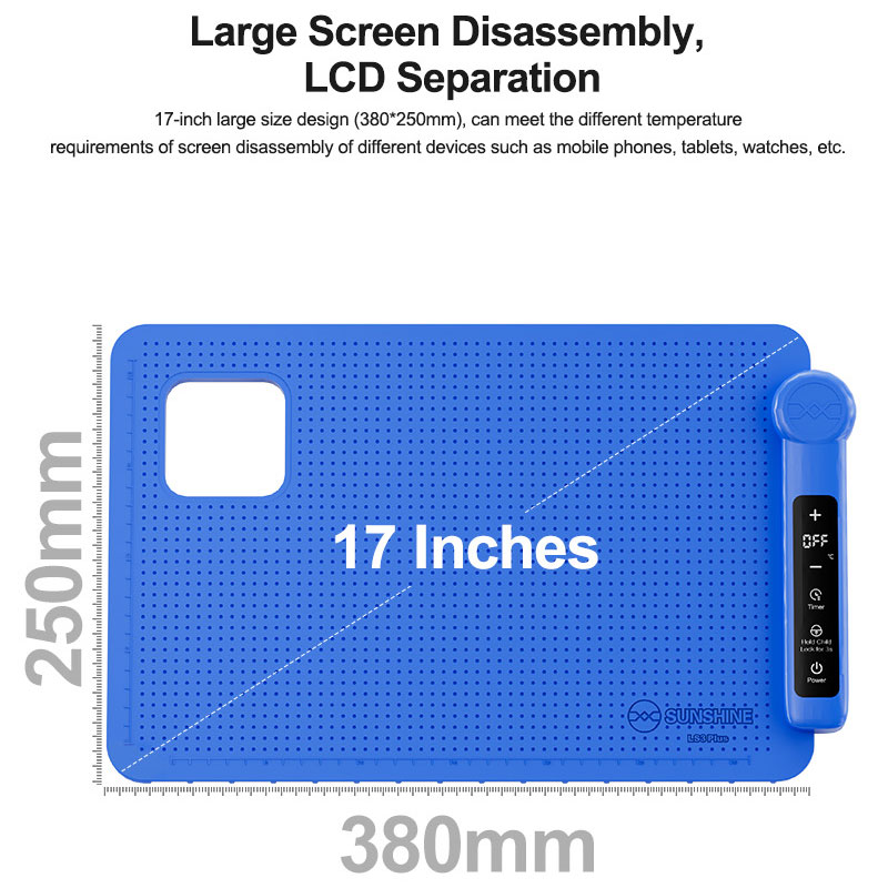 サンシャイン LS3 プラス 17 インチ液晶画面セパレータ - Screen Protector Cutter のレビューと価格