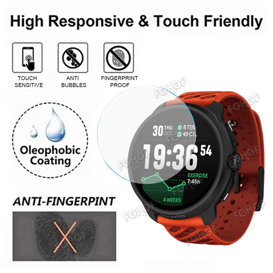 強化ガラス保護フィルムガードスントレース 2/レース S ス - Smartwatch Screen Film のレビューと価格