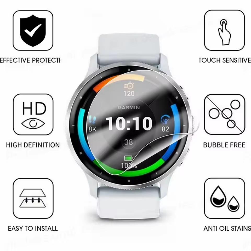 1-5 個の時計ハイドロゲルフィルムガーミンフォアランナー  - Hydrogel Screen Protector のレビューと価格