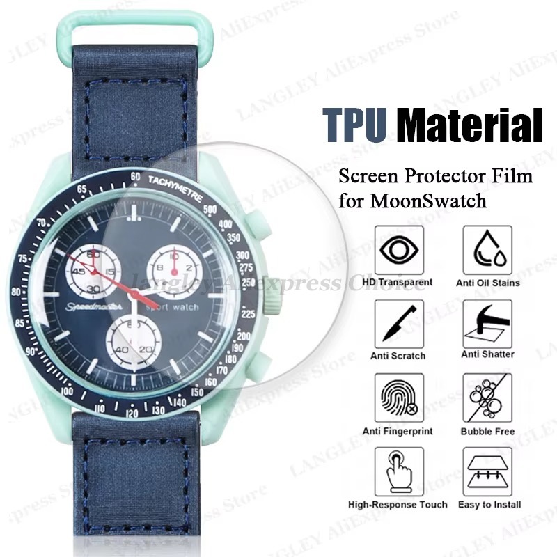 HD tpuハイドロゲル保護フィルム、オメガ用スクリーンプロ - Hydrogel Screen Protector のレビューと価格